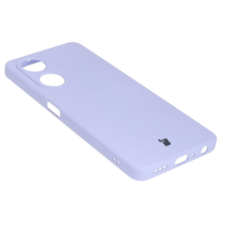 Etui Bizon Case Silicone Sq do Oppo A98 5G, jasnofioletowe