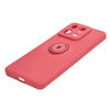 Etui Bizon Case Silicone Ring Sq do Xiaomi 13 Pro, brudny róż