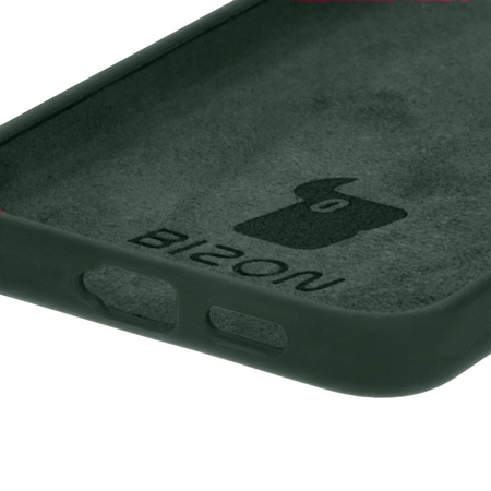 Silikonowe etui Bizon Soft Case do Galaxy S24 Plus, ciemnozielone