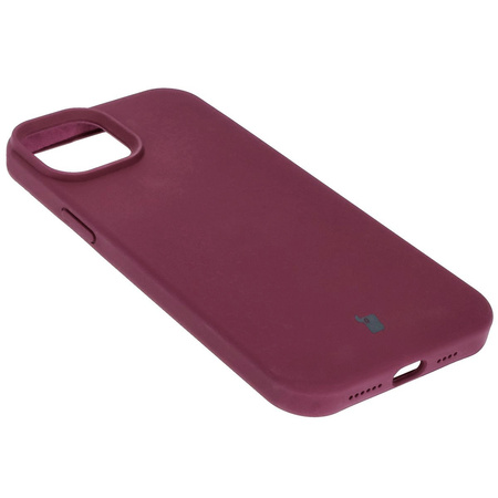 Silikonowe etui Bizon Soft Case do iPhone 15 Plus, ciemnofioletowe