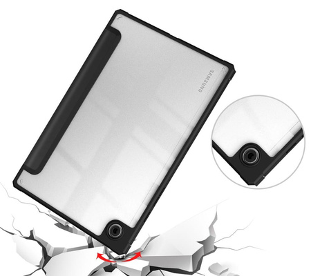 Etui Bizon Case Tab Clear Matt do Samsung Galaxy Tab A8 2021, czarne