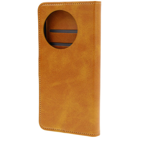 Etui z klapką Bizon Case Pocket do OnePlus 13R, brązowe