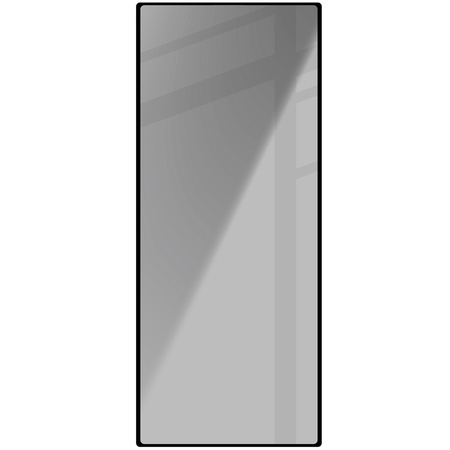 Prywatyzujące szkło hartowane Bizon Glass Edge Shadow do Galaxy Z Fold6, przyciemniane z czarną ramką