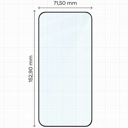 Szkło hartowane Bizon Glass Edge 2 do Honor 400, czarna ramka