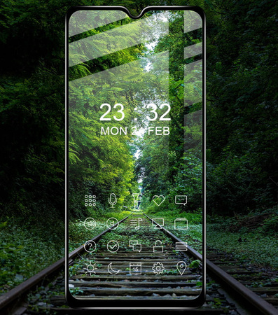 Szkło hartowane Bizon Glass Edge - 2 sztuki + ochrona na obiektyw, Xiaomi Poco M3, czarne