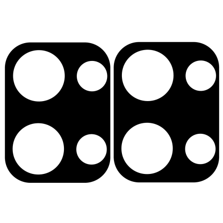 Szkło na aparat Bizon Glass Lens do Galaxy A26 5G, 2 sztuki