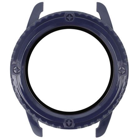 Etui Bizon Case Watch Adamo do Xiaomi Watch S3 47 mm, niebieskie