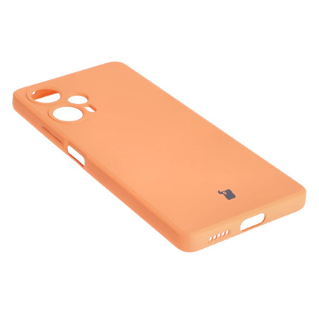 Etui Bizon Case Silicone Sq do Xiaomi Poco F5, pomarańczowe