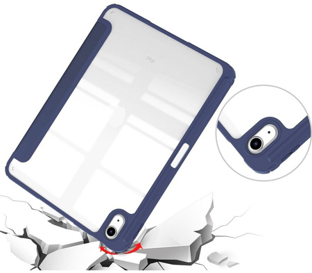 Etui Bizon Case Tab Clear Matt do iPad 11 / 10 gen. 2025 / 2022, granatowe
