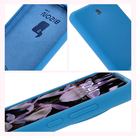 Silikonowe etui Bizon Soft Case do OnePlus 13, niebieskie
