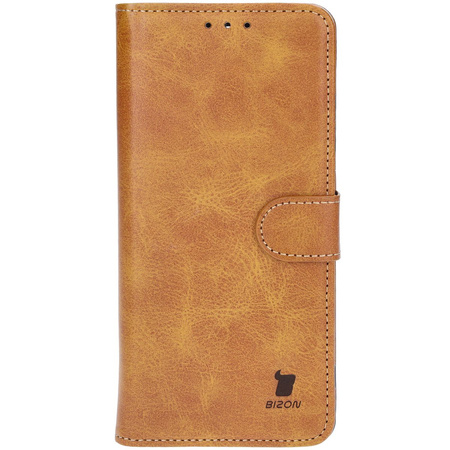 Etui z klapką Bizon Case Pocket do Realme 12 / 12x, brązowe