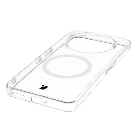 Etui z pierścieniem magnetycznym Bizon Case CrystalO do Nothing Phone (3a) Pro, przezroczyste