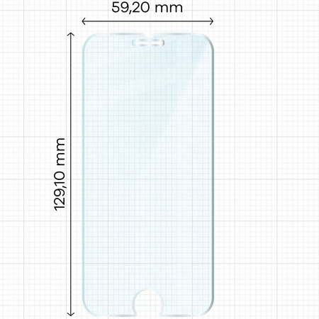 Szkło hartowane Bizon Glass Clear do iPhone SE 2022 / 2020 / 8 / 7