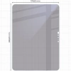 Prywatyzujące szkło hybrydowe Bizon Glass Tab Mule Shadow do iPad Pro 11" M5 2025, matowe