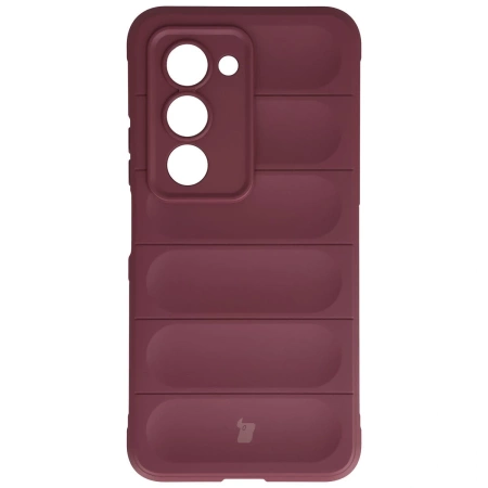 Pancerne etui Bizon Case Tur do Xiaomi Redmi 15 4G / 5G, burgundowe