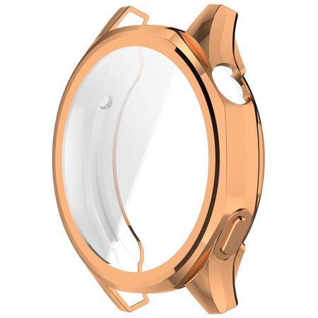 Etui Bizon Case Watch Felipe do Huawei Watch GT 5 46 mm, różowozłote