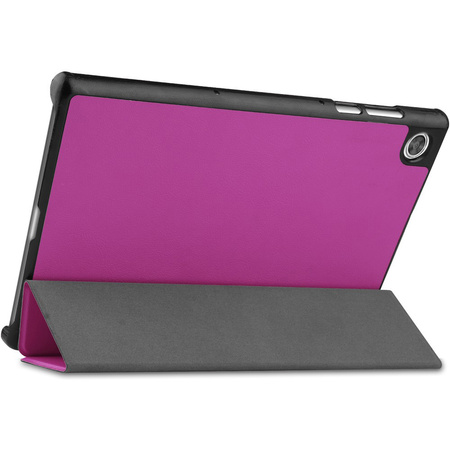 Etui Bizon Case Tab Croc do Lenovo Tab M10 Gen 2, ciemnofioletowe