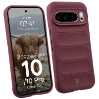 Pancerne etui Bizon Case Tur do Google Pixel 10 / 10 Pro, burgundowe