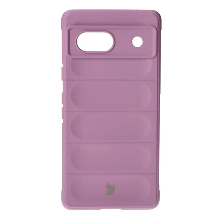Pancerne etui Bizon Case Tur do Google Pixel 7A, jasnofioletowe
