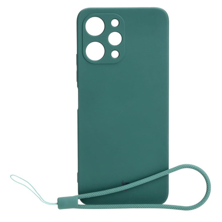 Etui Bizon Case Silicone do Xiaomi Redmi 12, ciemnozielone