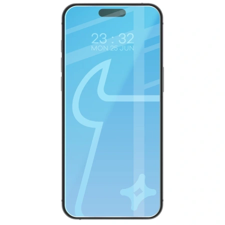 Elastyczne etui + 2x szkło hartowane Bizon Case Clear Pack do iPhone 17 Pro Max