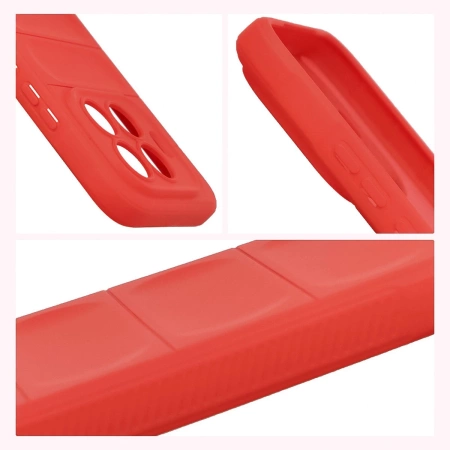 Pancerne etui Bizon Case Tur do Xiaomi 15T Pro, czerwone