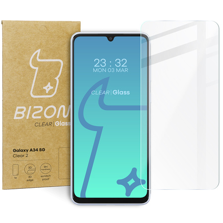 Szkło hartowane Bizon Glass Clear 2 do Galaxy A34 5G