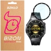 Szkło hybrydowe Bizon Glass Watch Edge Hybrid dla Huawei Watch GT6 Pro 46 mm, czarne