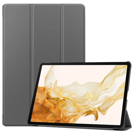 Etui Bizon Case Tab Croc do Samsung Galaxy Tab S10 Plus / S9 Plus, szare