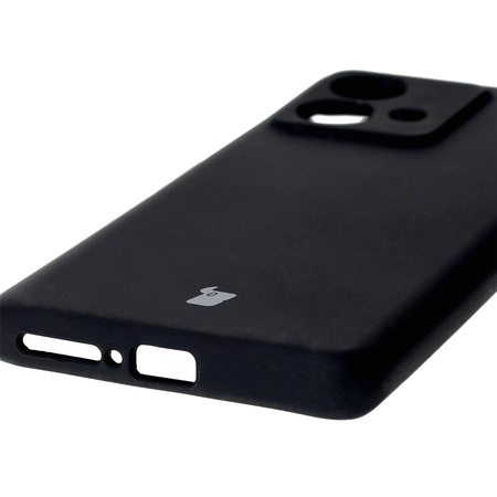 Silikonowe etui Bizon Soft Case do Motorola Edge 40 Neo, czarny