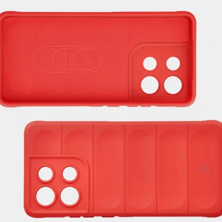 Pancerne etui Bizon Case Tur do Motorola Moto G86 5G / G86 Power 5G, czerwone