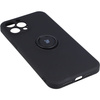 Etui Bizon Case Silicone Ring do iPhone 12 Pro Max, czarne
