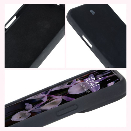 Silikonowe etui Bizon Soft Case do iPhone 16 Pro Max, czarne