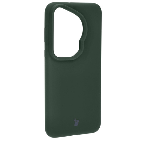 Silikonowe etui Bizon Soft Case do Huawei Pura 70, ciemnozielone
