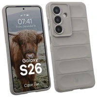Pancerne etui Bizon Case Tur do Galaxy S26, jasnoszare