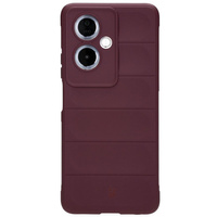 Pancerne etui Bizon Case Tur do Oppo A79 5G, burgundowe