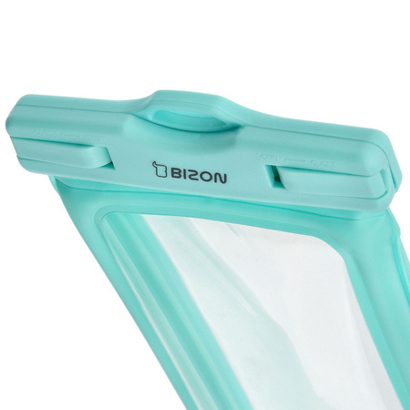 Etui wodoszczelne Bizon Case Hydrofloat, miętowe