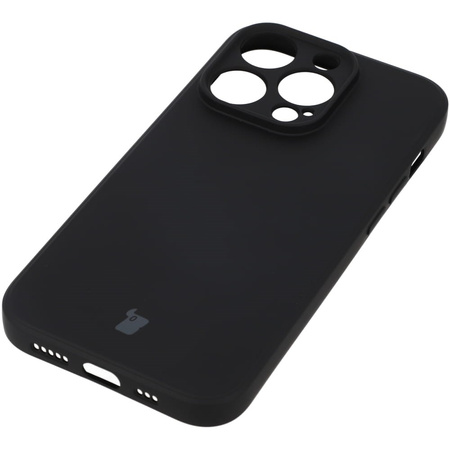 Etui Bizon Case Silicone do iPhone 14 Pro, czarne