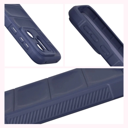 Pancerne etui Bizon Case Tur do Vivo X200 FE, granatowe