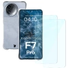 Elastyczne etui + 2x szkło hartowane Bizon Case Clear Pack do Xiaomi Poco F7 Pro