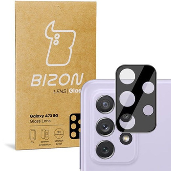 Szkło na aparat Bizon Glass Lens dla Galaxy A73 5G, 2 sztuki