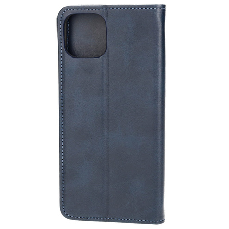 Etui z klapką Bizon Case Pocket Pro do iPhone 15 Plus, granatowe