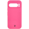 Silikonowe etui Bizon Soft Case do Google Pixel 9 Pro, neonowo-różowe