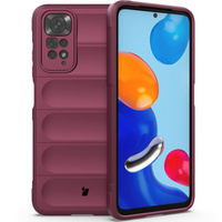 Pancerne etui Bizon Case Tur do Xiaomi Redmi Note 11 / 11S 4G, ciemnofioletowe