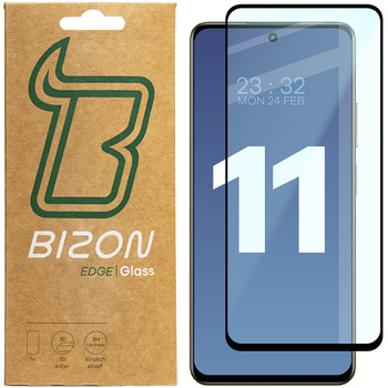 Szkło hartowane Bizon Glass Edge 2 do Realme 11 5G, czarne