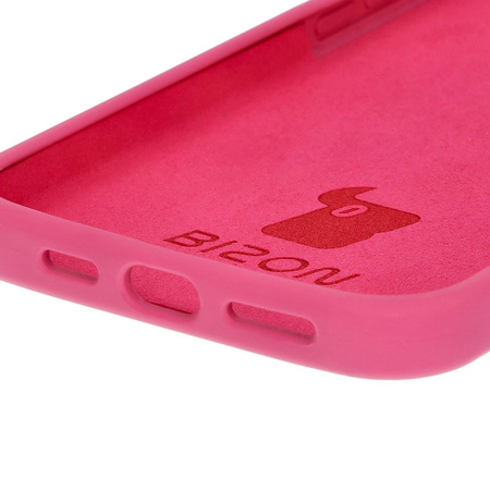 Silikonowe etui Bizon Soft Case do iPhone 16 Plus, fuksja