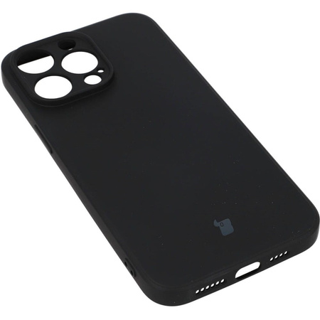 Etui Bizon Case Silicone do iPhone 14 Pro Max, czarne