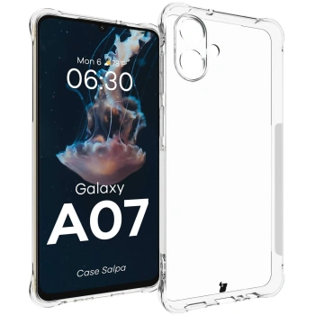 Elastyczne etui Bizon Case Salpa do Galaxy A07 4G, przezroczyste