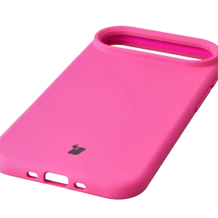Silikonowe etui Bizon Soft Case do iPhone Air, fuksja