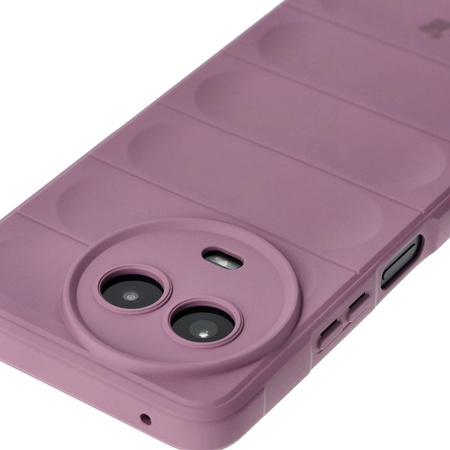 Pancerne etui Bizon Case Tur do Realme 11 5G, jasnofioletowe